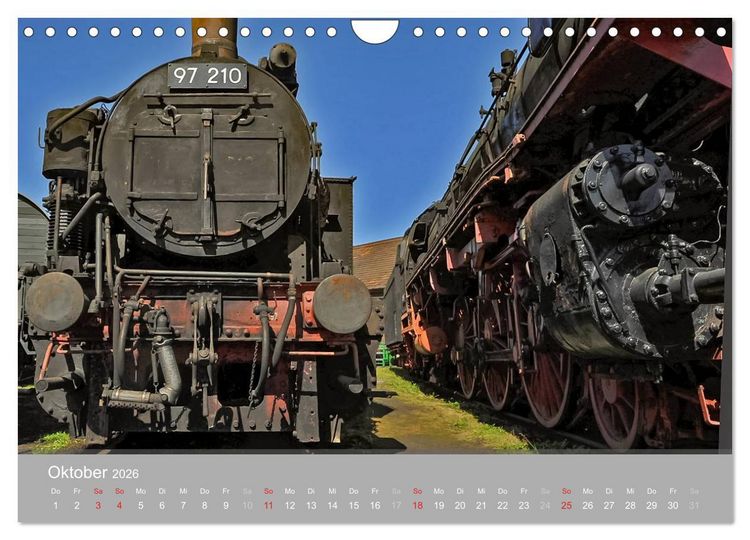 Produktbild: F&uuml;r Liebhaber des Dampfes (Wandkalender 2026 DIN A4 quer), CALVENDO Monatskalender