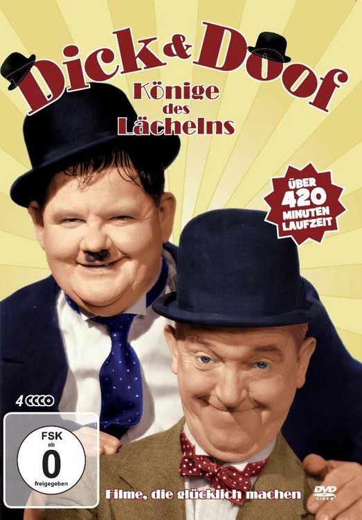 Produktbild: Dick & Doof - K&ouml;nige des L&auml;chelns [4 DVDs]