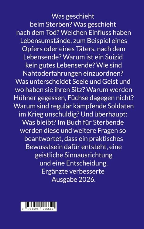 Produktbild: Das Buch f&uuml;r Sterbende