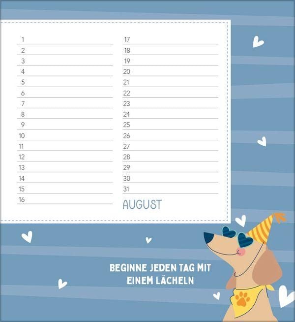 Produktbild: Geburtstagskalender Happy Mind