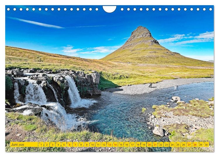 Produktbild: Islands Wasserf&auml;lle (Wandkalender 2026 DIN A4 quer), CALVENDO Monatskalender