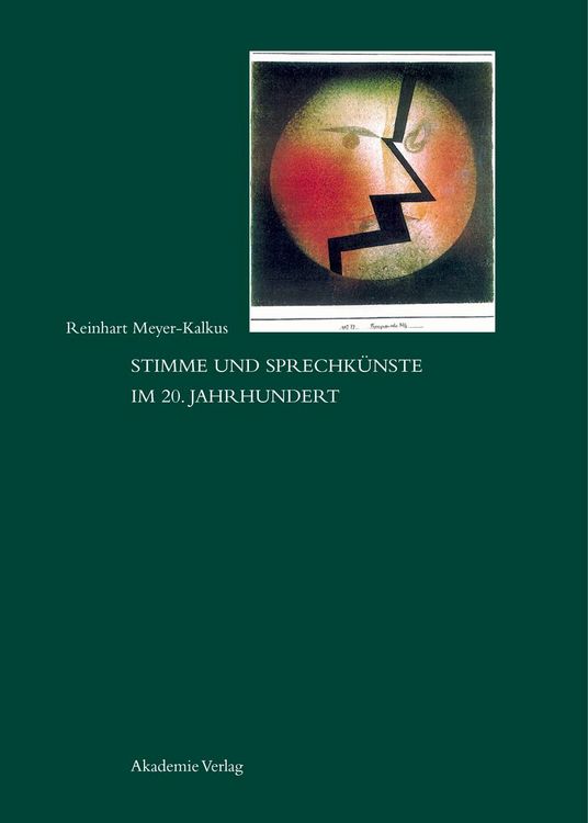 Produktbild: Stimme und Sprechk&uuml;nste im 20. Jahrhundert