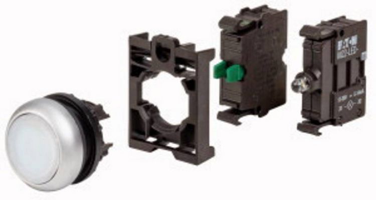 Produktbild: Eaton 110931 M22-DL-W-K10LED-BVP Leuchtdrucktaster Frontring Kunststoff 1St.