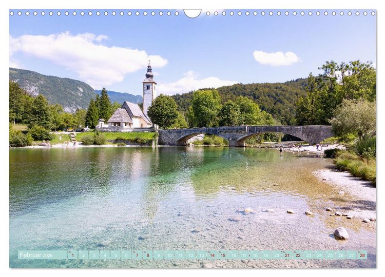 Produktbild: Im Herzen Sloweniens (Wandkalender 2026 DIN A3 quer), CALVENDO Monatskalender