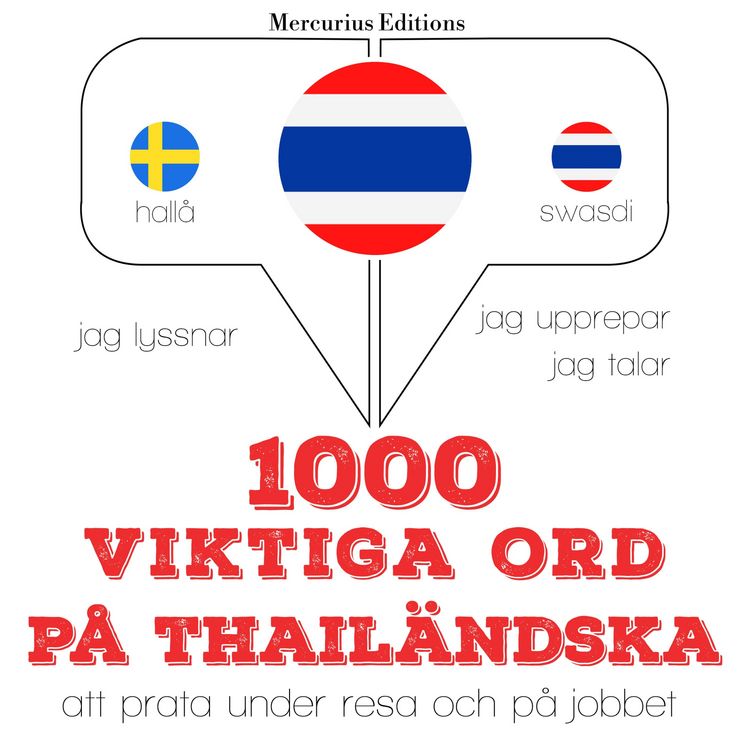 Produktbild: 1000 viktiga ord p&aring; thail&auml;ndska
