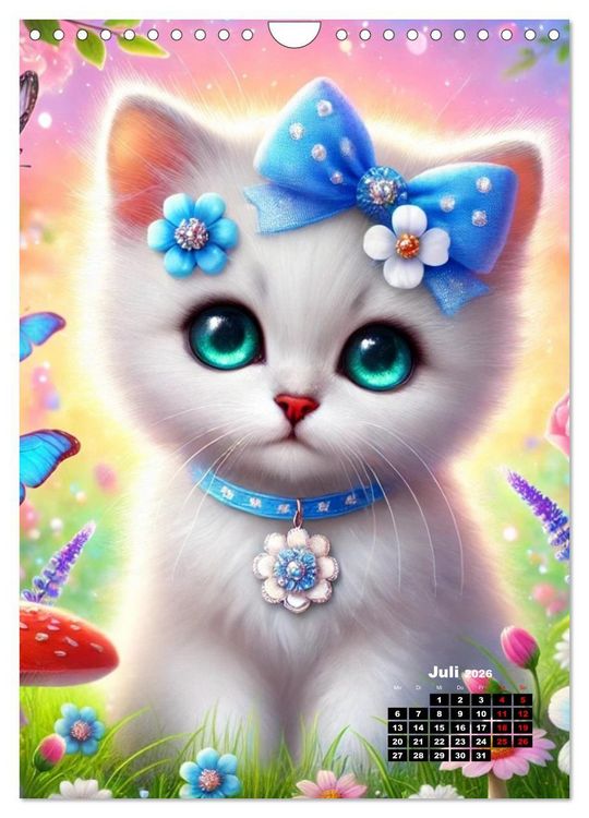 Produktbild: Miau Momente (Wandkalender 2026 DIN A4 hoch), CALVENDO Monatskalender