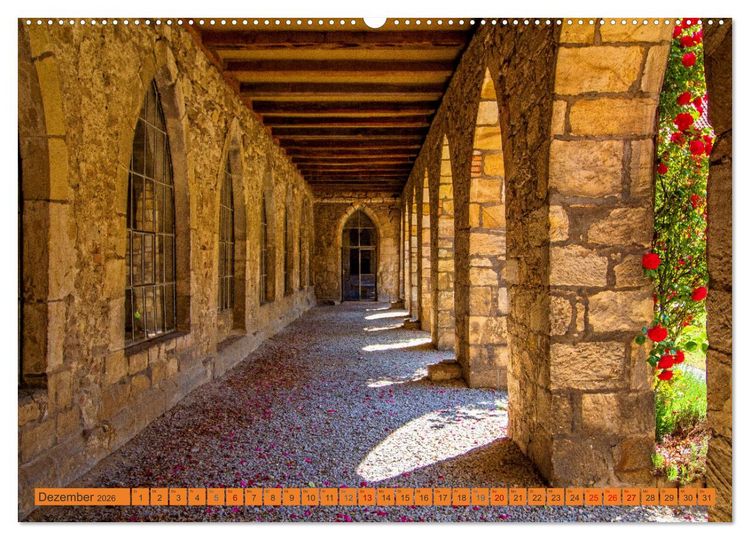Produktbild: Das Kloster Michaelstein erleben &ndash; Ehemalige Zisterzienser &ndash; Abtei in Blankenburg am Harz (Wandkalender 2026 DIN A2 quer), CALVENDO Monatskalender