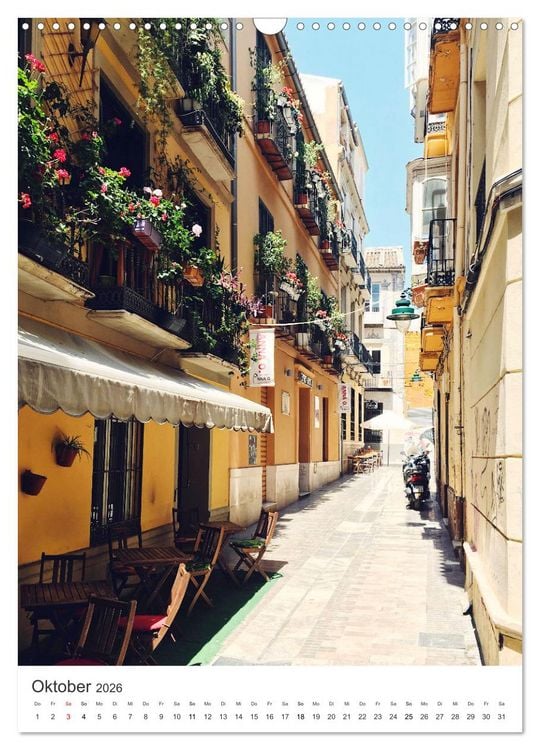 Produktbild: Spanien - Tapas, Flamenco und Sangria (Wandkalender 2026 DIN A3 hoch), CALVENDO Monatskalender