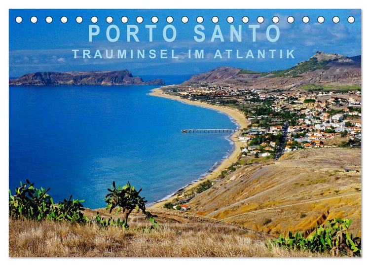 Produktbild: Porto Santo Trauminsel im Atlantik (Tischkalender 2026 DIN A5 quer), CALVENDO Monatskalender