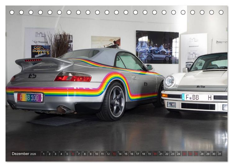 Produktbild: Ein Porsche muss es schon sein! (Tischkalender 2026 DIN A5 quer), CALVENDO Monatskalender