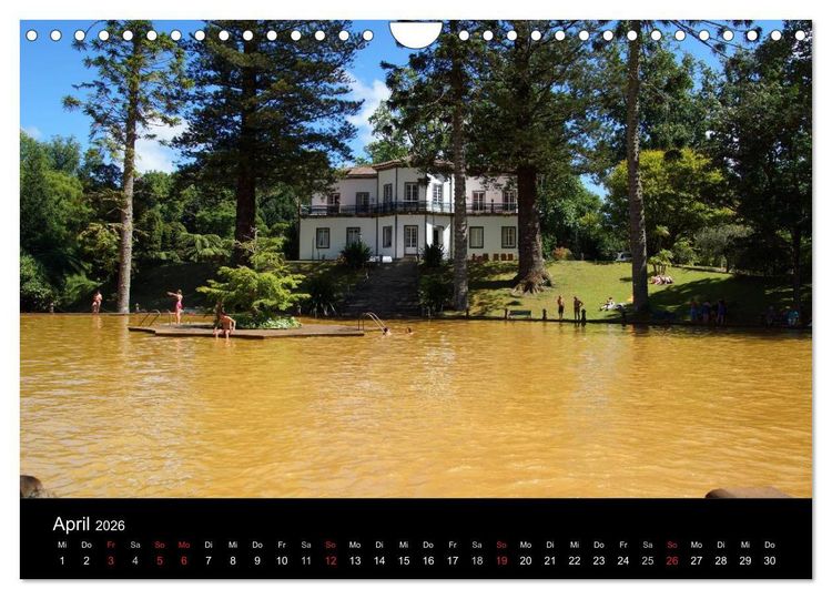 Produktbild: Azoren - bezaubernde Inselwelt. Eindr&uuml;cke auf Sao Miguel (Wandkalender 2026 DIN A4 quer), CALVENDO Monatskalender