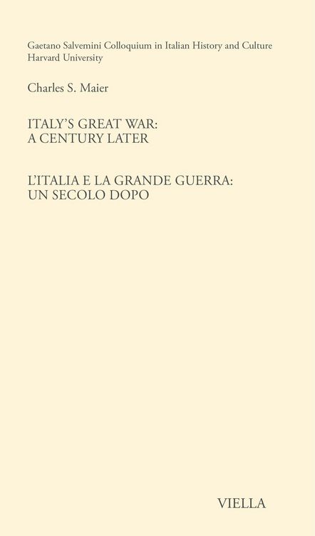 Produktbild: Italy's great war: a century later-L'Italia e la Grande Guerra: un secolo dopo