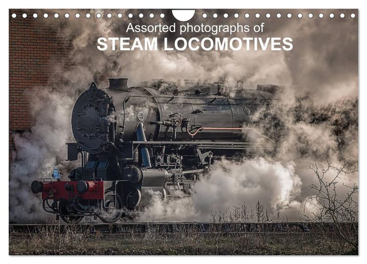 Produktbild: Assorted photographs of STEAM LOCOMOTIVES (Wall Calendar 2026 DIN A4 landscape), CALVENDO 12 Month Wall Calendar