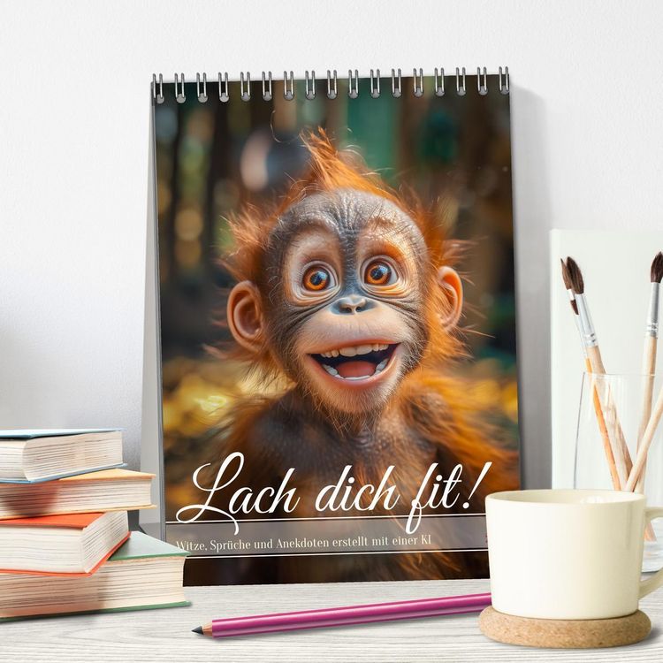Produktbild: Lach Dich fit ! (Tischkalender 2026 DIN A5 hoch), CALVENDO Monatskalender