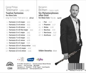 Produktbild: Britten/Telemann: Twelve Fantasias/Six Metamor
