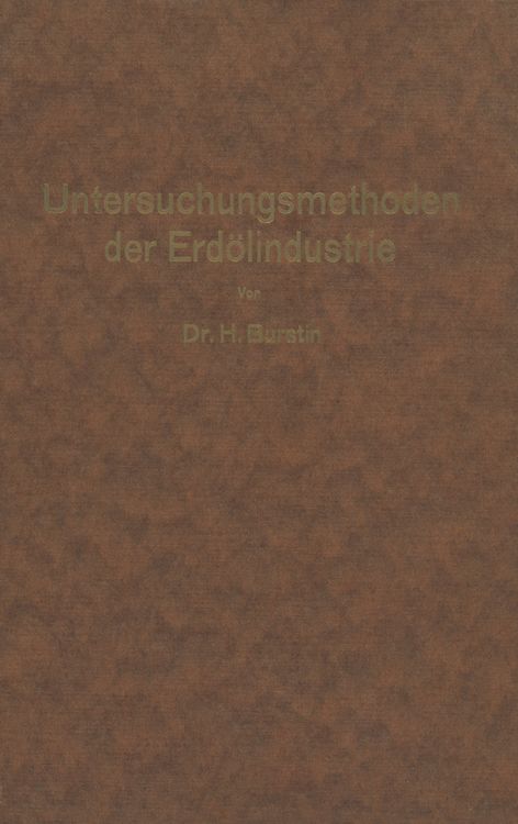 Produktbild: Untersuchungsmethoden der Erd&ouml;lindustrie