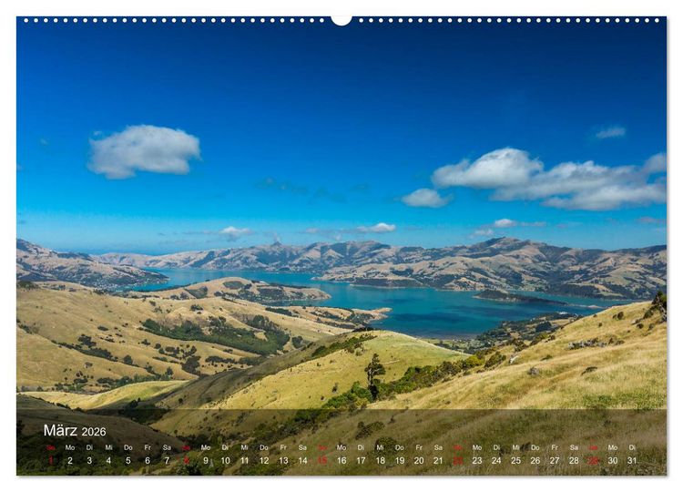 Produktbild: Neuseeland - Traumhafte Landschaften am anderen Ende der Welt (hochwertiger Premium Wandkalender 2026 DIN A2 quer), Kunstdruck in Hochglanz