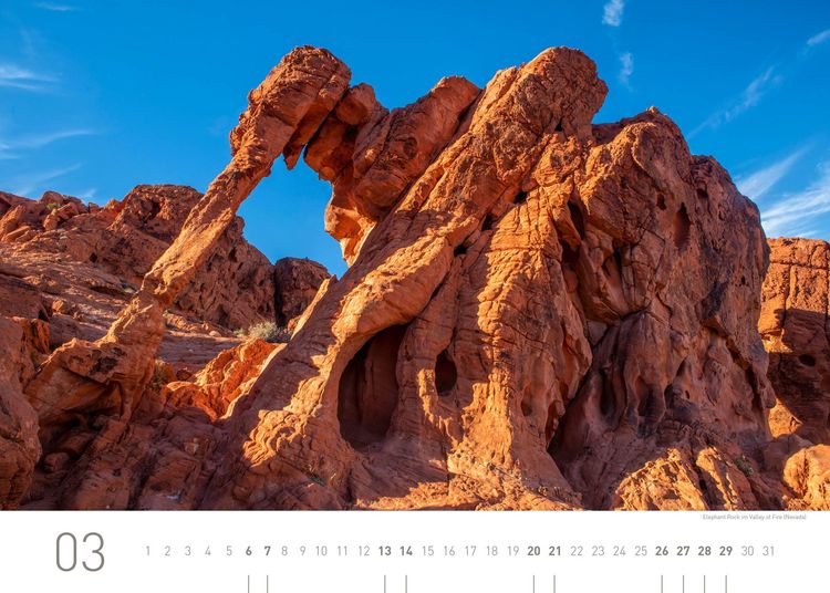 Produktbild: USA Exklusivkalender 2027