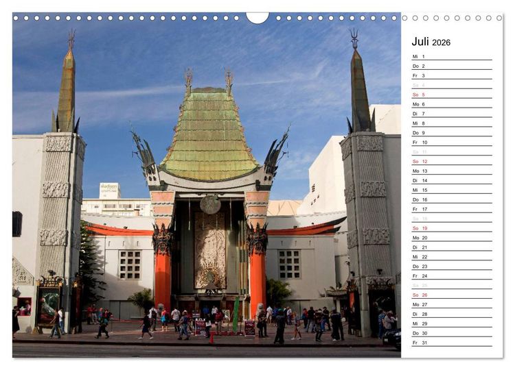 Produktbild: Kalifornien USA (Wandkalender 2026 DIN A3 quer), CALVENDO Monatskalender