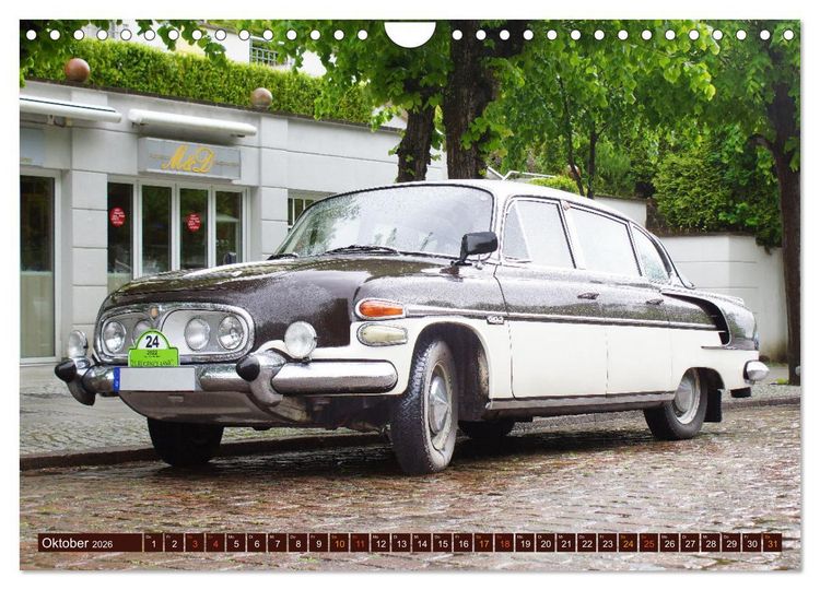 Produktbild: Damals war's - Oldtimer der F&uuml;nfziger bis Achtziger Jahre (Wandkalender 2026 DIN A4 quer), CALVENDO Monatskalender