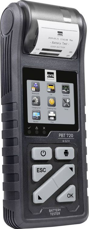 Produktbild: GYS BATTERIETESTER PBT720 - START/STOP Kfz-Batterietester 26cm x 10.5cm x 0.5mm