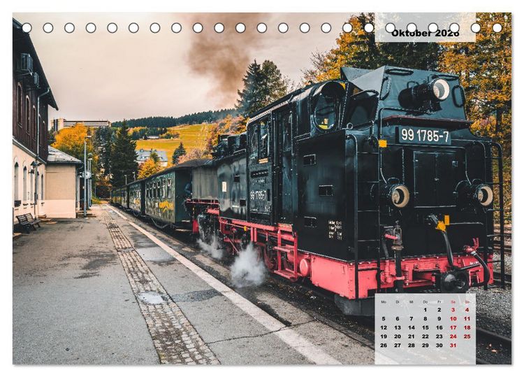 Produktbild: Oberwiesenthal und der Fichtelberg im Erzgebirge (Tischkalender 2026 DIN A5 quer), CALVENDO Monatskalender