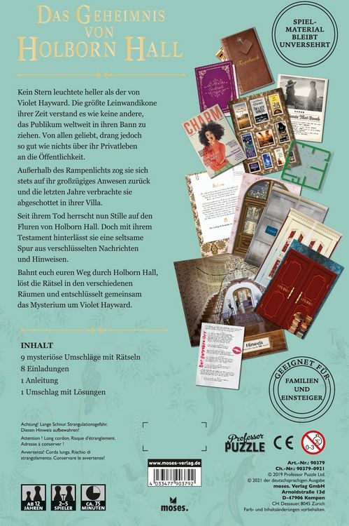 Produktbild: Das Geheimnis von Holborn Hall