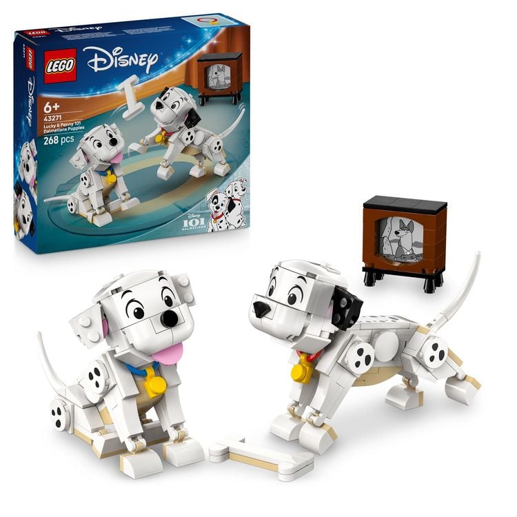 Produktbild: 43271 LEGO® DISNEY Die Welpen Lucky und Penny aus 101 Dalmatiner