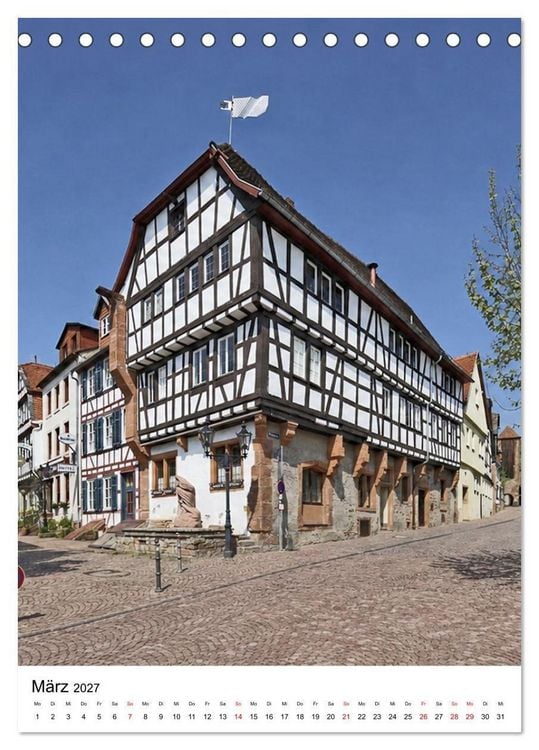 Produktbild: Gelnhausen Stadt vertikal (Tischkalender 2027 DIN A5 hoch), CALVENDO Monatskalender