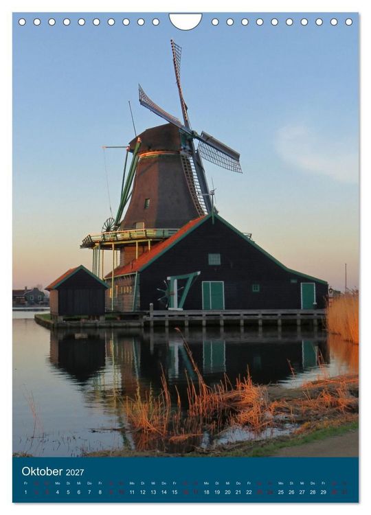 Produktbild: Erlebnis Windm&uuml;hle (Wandkalender 2027 DIN A4 hoch), CALVENDO Monatskalender