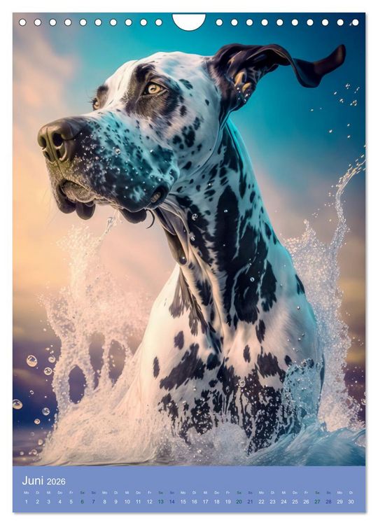 Produktbild: Hunde mit Temperament (Wandkalender 2026 DIN A4 hoch), CALVENDO Monatskalender