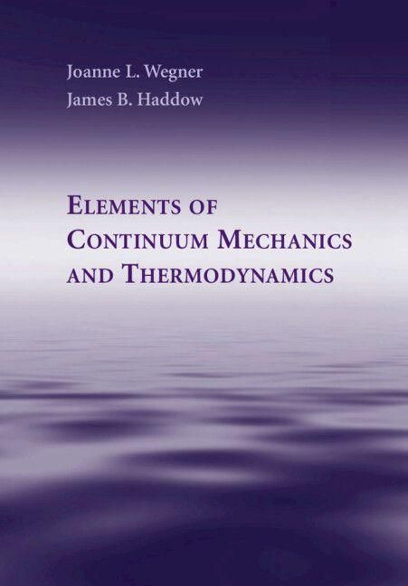 Produktbild: Elements of Continuum Mechanics and Thermodynamics