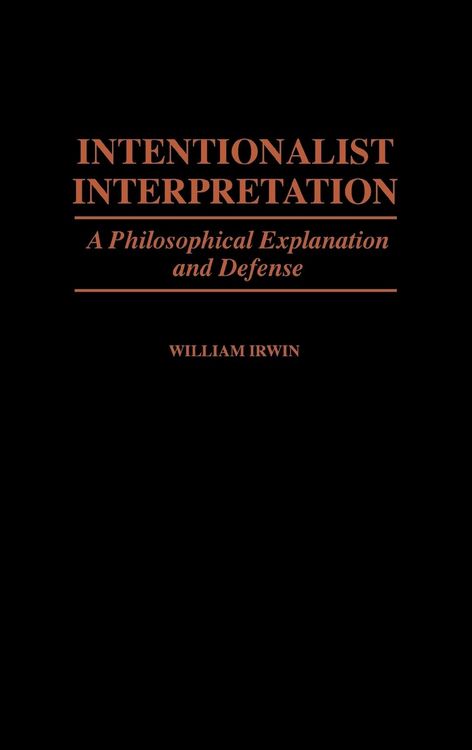 Produktbild: Intentionalist Interpretation
