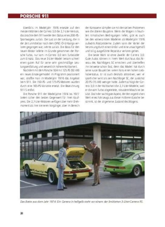 Praxisratgeber Klassikerkauf Porsche 911