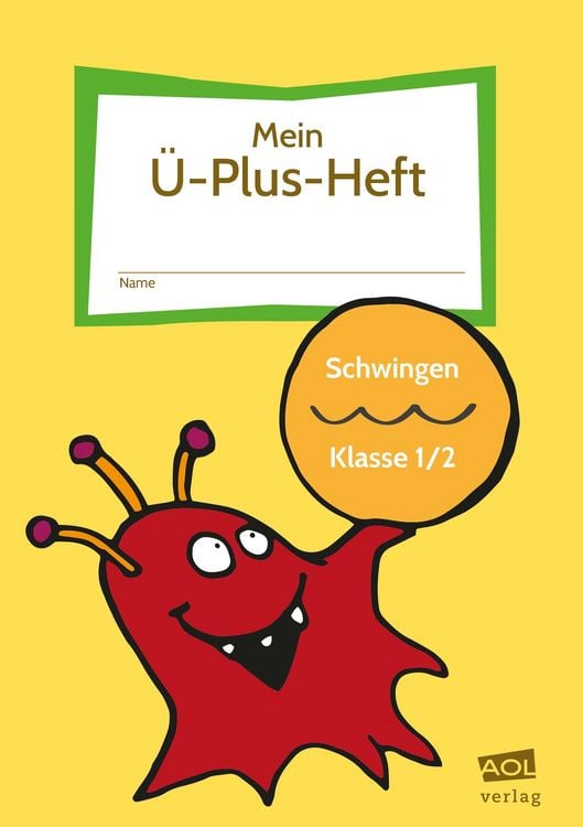Produktbild: Mein &Uuml;-Plus-Heft: Schwingen - Klasse 1/2