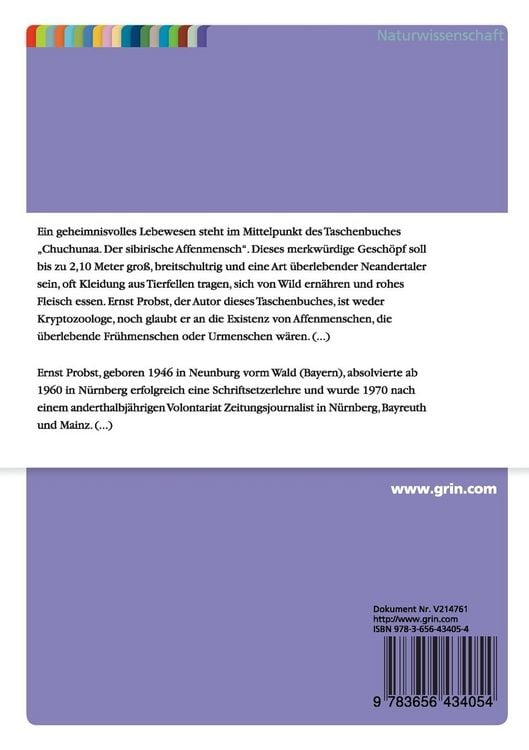 Produktbild: Chuchunaa. Der sibirische Affenmensch