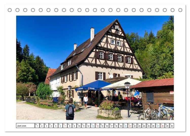 Produktbild: B&ouml;blingen und Sch&ouml;nbuch (Tischkalender 2026 DIN A5 quer), CALVENDO Monatskalender