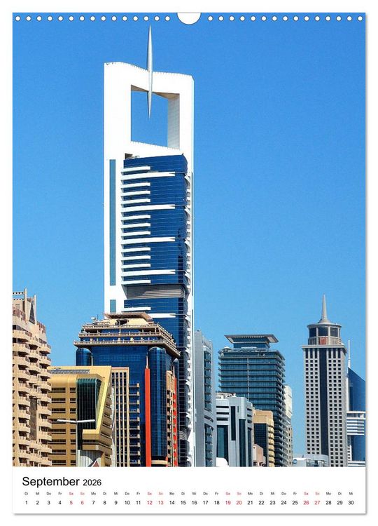 Produktbild: Dubai - faszinierende Highlights (Wandkalender 2026 DIN A3 hoch), CALVENDO Monatskalender