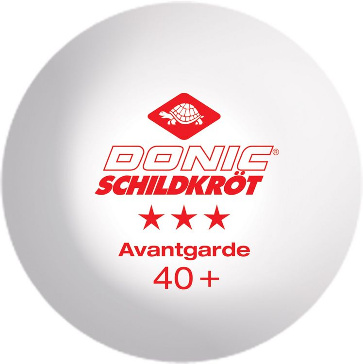 Produktbild: TT-Ball 3-Stern AVANTGARDE / EXCLUSIVE 40+ 3 white/ 3orange
