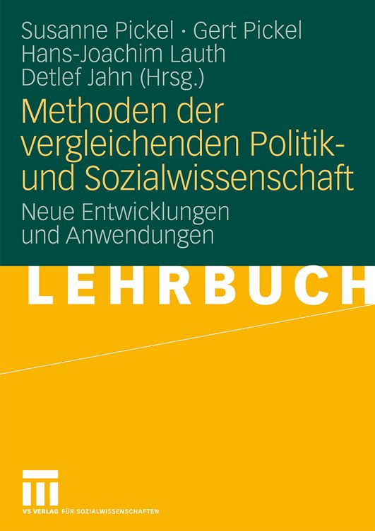 Produktbild: Methoden der vergleichenden Politik- und Sozialwissenschaft