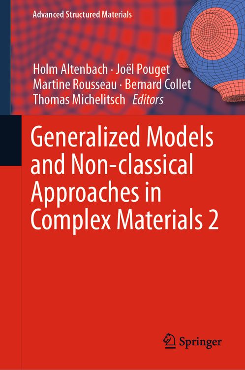 Produktbild: Generalized Models and Non-classical Approaches in Complex Materials 2