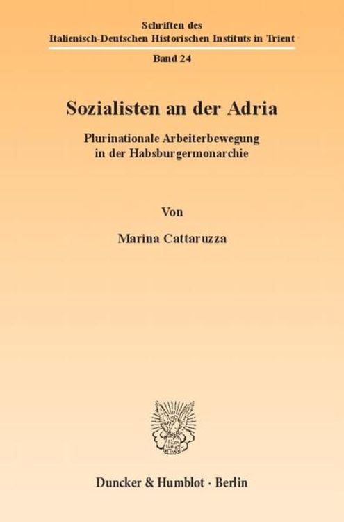 Produktbild: Sozialisten an der Adria.