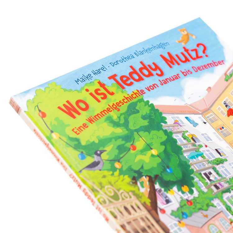 Produktbild: Wo ist Teddy Mutz? Eine Wimmelgeschichte von Januar bis Dezember