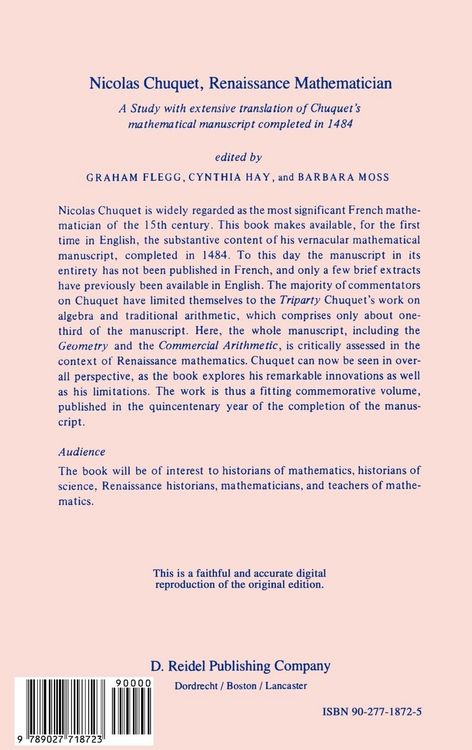 Produktbild: Nicolas Chuquet, Renaissance Mathematician