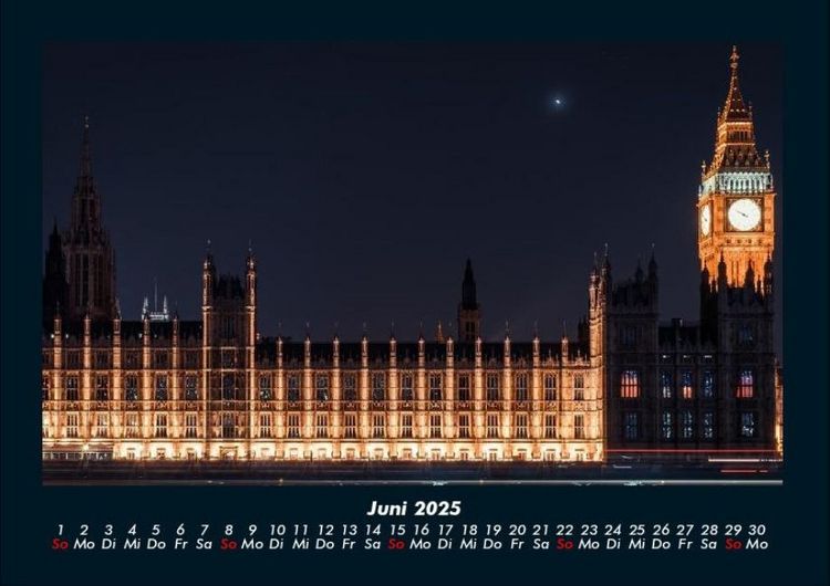 Produktbild: London 2025 Fotokalender DIN A4