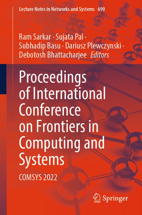 Produktbild: Proceedings of International Conference on Frontiers in Computing and Systems