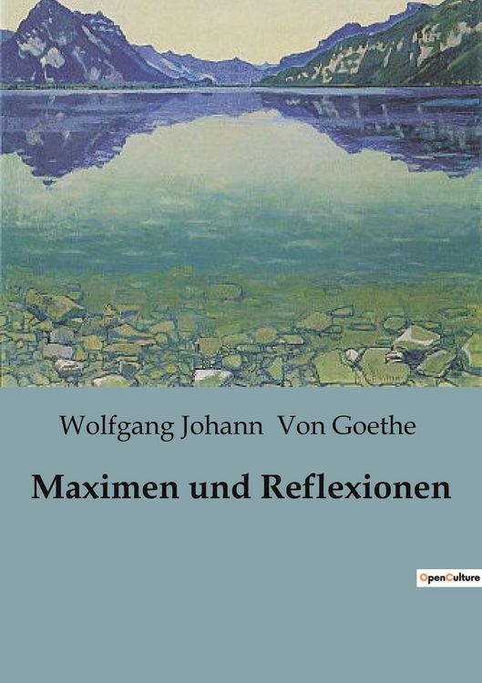 Produktbild: Maximen und Reflexionen