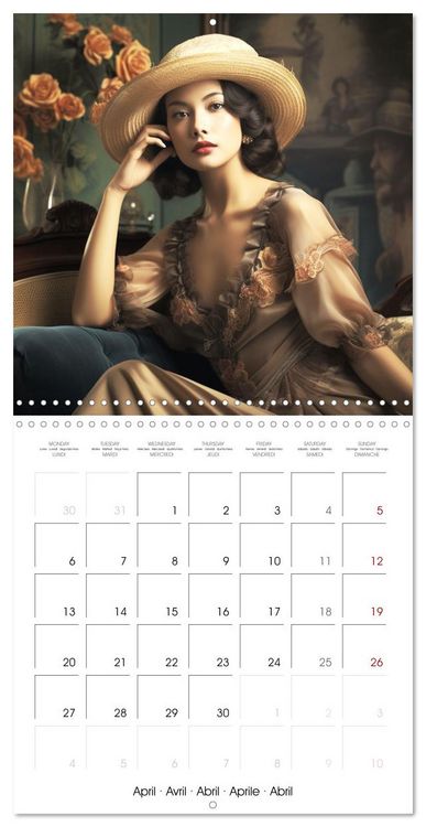 Produktbild: Gr&acirc;ce des ann&eacute;es 30 (Calendrier mural carr&eacute; 2026 30x30 cm) Calendrier double avec une page pour vos prises de notes