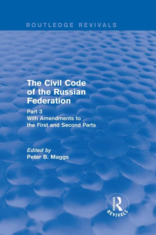 Produktbild: Civil Code of the Russian Federation: Pt. 3: With Amendments to the First and Second Parts