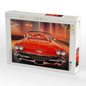 Produktbild: CALVENDO Puzzle 1958 Cadillac Eldorado Biarritz Convertible | 1000 Teile Lege-Gr&ouml;&szlig;e 64x48cm Foto-Puzzle f&uuml;r gl&uuml;ckliche Stunden